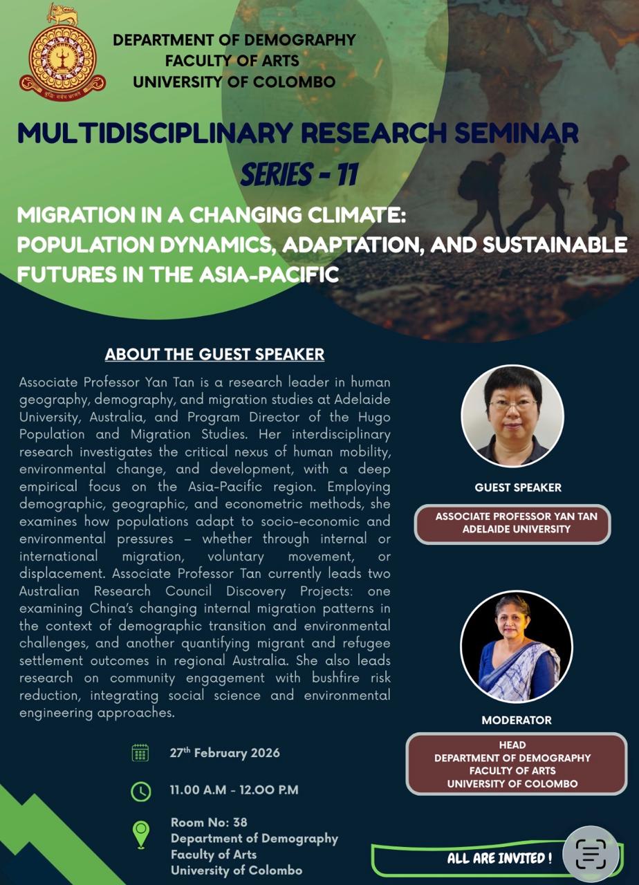 Multidisciplinary Research Seminar – Series 11 Multidisciplinary Research Seminar – Series 11
