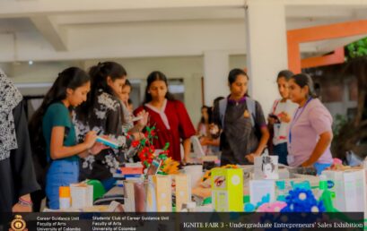 IGNITE FAIR – 3 Undergraduate Entrepreneurs’ Sales Exhibition