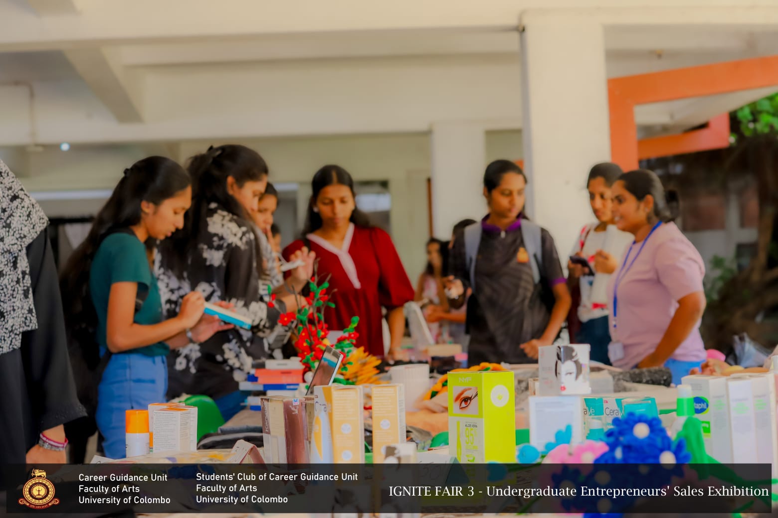 IGNITE FAIR – 3 Undergraduate Entrepreneurs’ Sales Exhibition