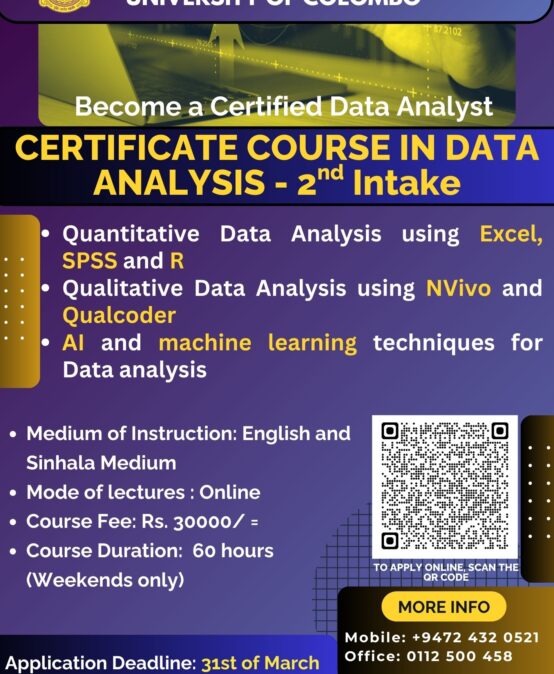 Certificate Course in Data Analysis