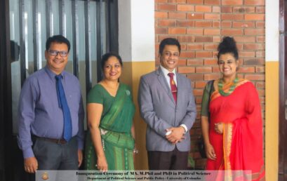 Inauguration Ceremony of MA, M.Phil, and PhD Programmes in Political Science
