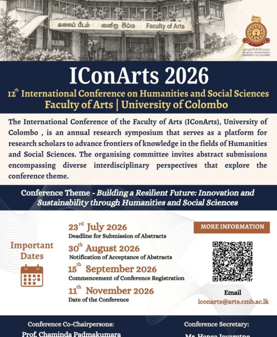 Call for Abstracts – IConArts 2026 (12th International Conference on Humanities and Social Sciences)