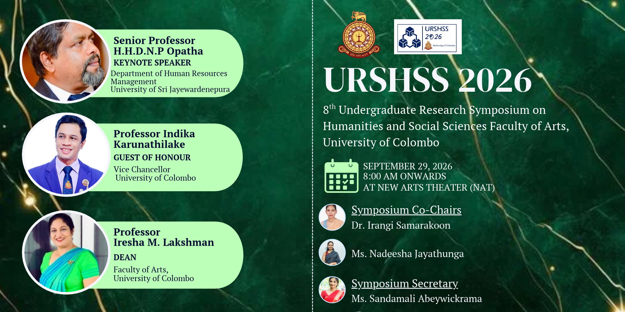 8th Undergraduate Research Symposium on Humanities and Social Sciences 2026