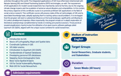 Advanced Certificate in Geographical Information Systems(GIS)