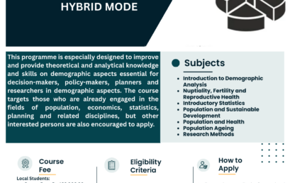 Postgraduate Diploma in Population Studies (2027)