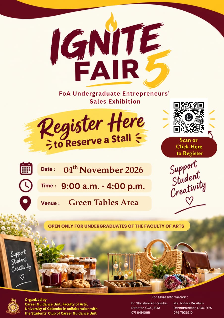 Undergraduate Entrepreneurs’ Sales Exhibition – IGNITE FAIR 5